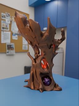 Dice Haunted Stump Tower 3d model