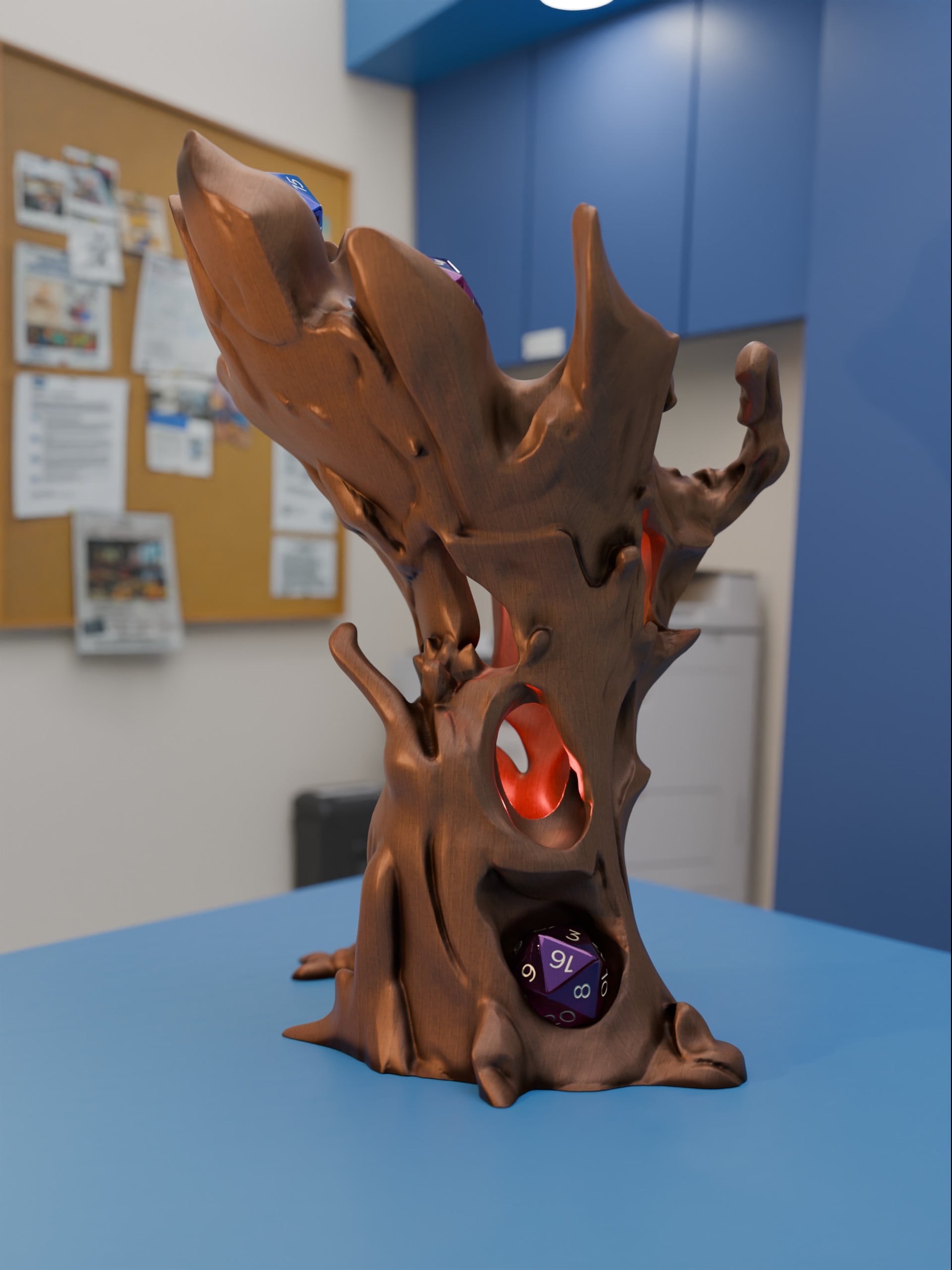 Dice Haunted Stump Tower 3d model