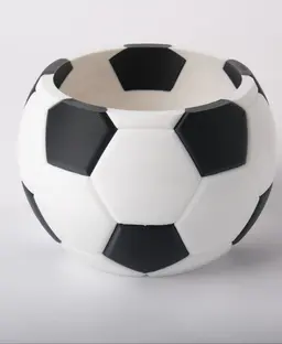 Soccer Ball Snack Bowl - Football Bowl for Party Snacks 3d model