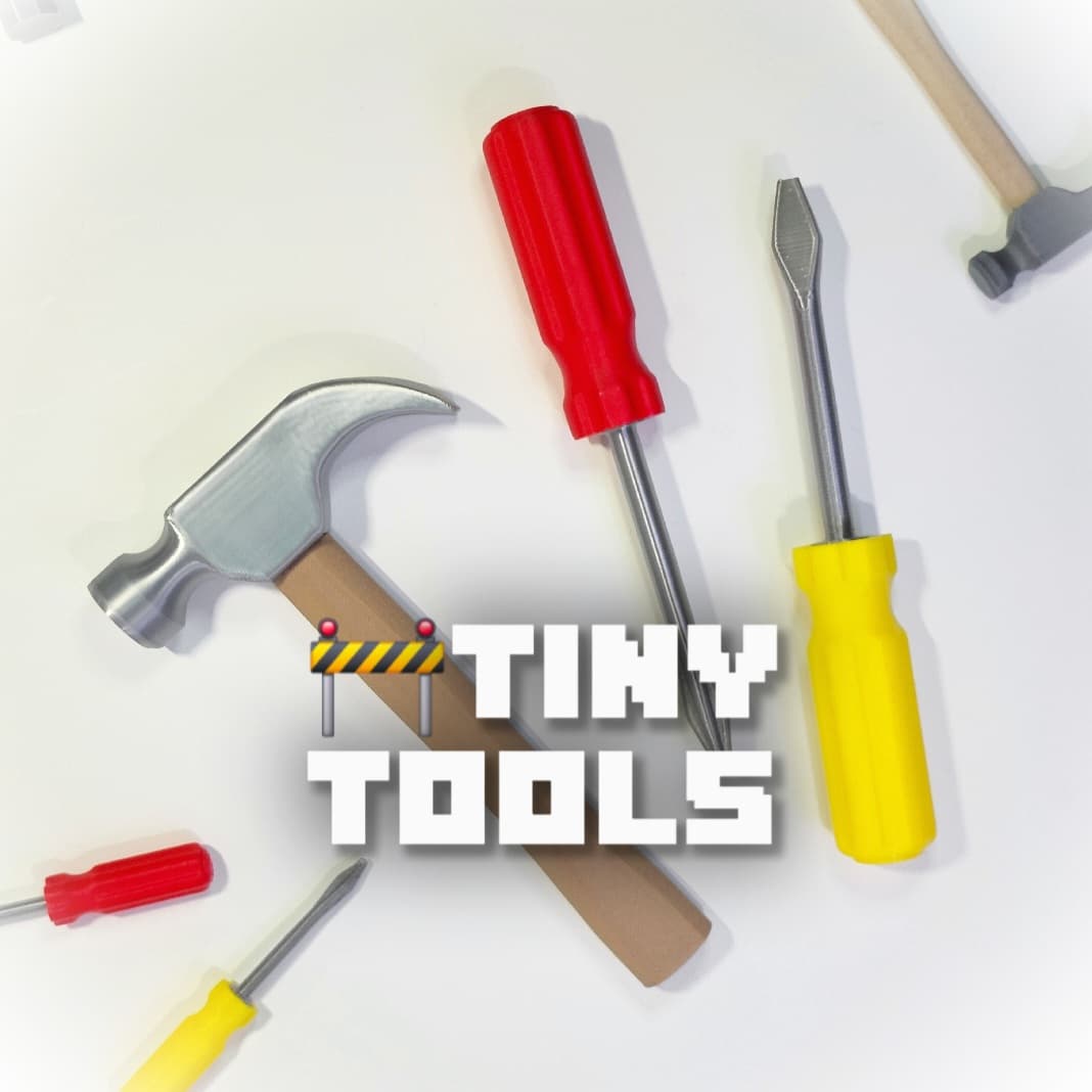 Mini Hand Tool Set :: Simple Construction Toys 3d model