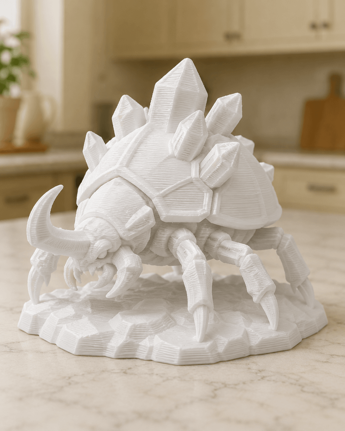 Crystal Burrower Beetle STL 3d model