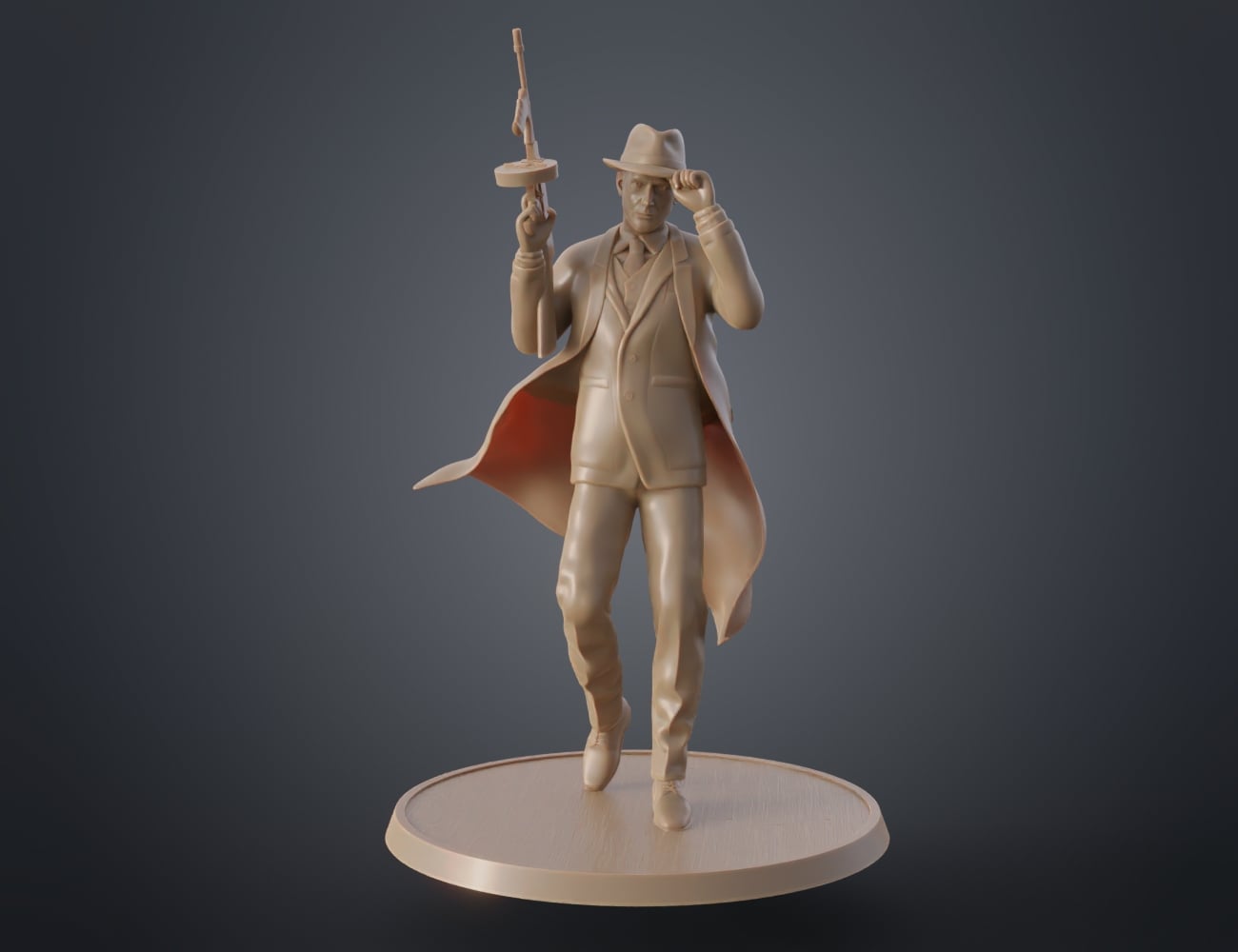 Tommy Angelo Statue - Mafia 3d model