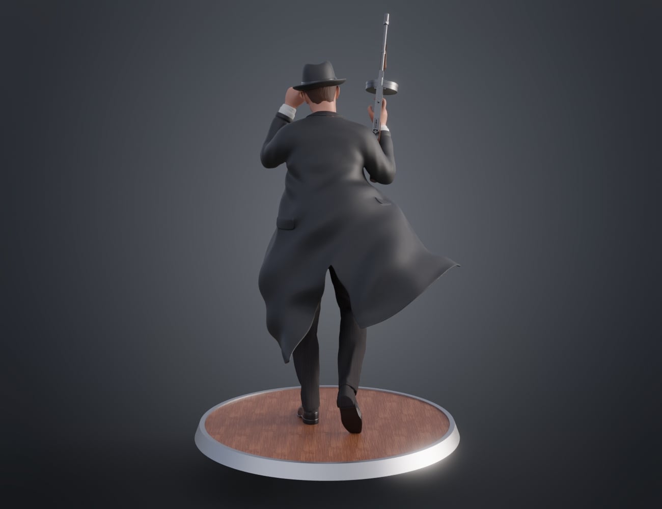 Tommy Angelo Statue - Mafia 3d model