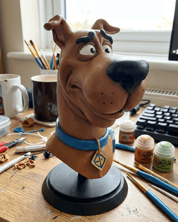 Scooby Doo Bust | Mystery Inc Figure 3d model