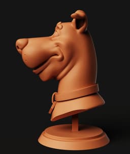 Scooby Doo Bust | Mystery Inc Figure 3d model