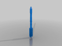 PSLV Satellite launcher Lamp 3d model