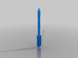 PSLV Satellite launcher Lamp 3d model