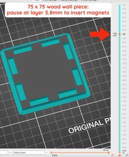 Magnetic Tile Haunted House: WALLS 3d model