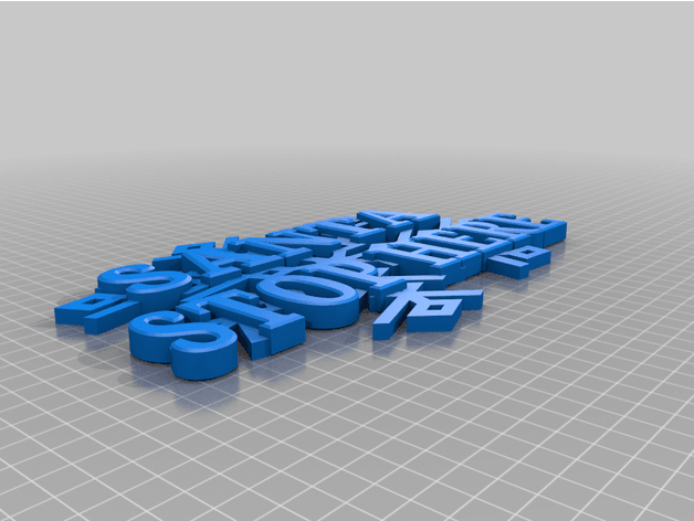 Santa stop sign 3d model