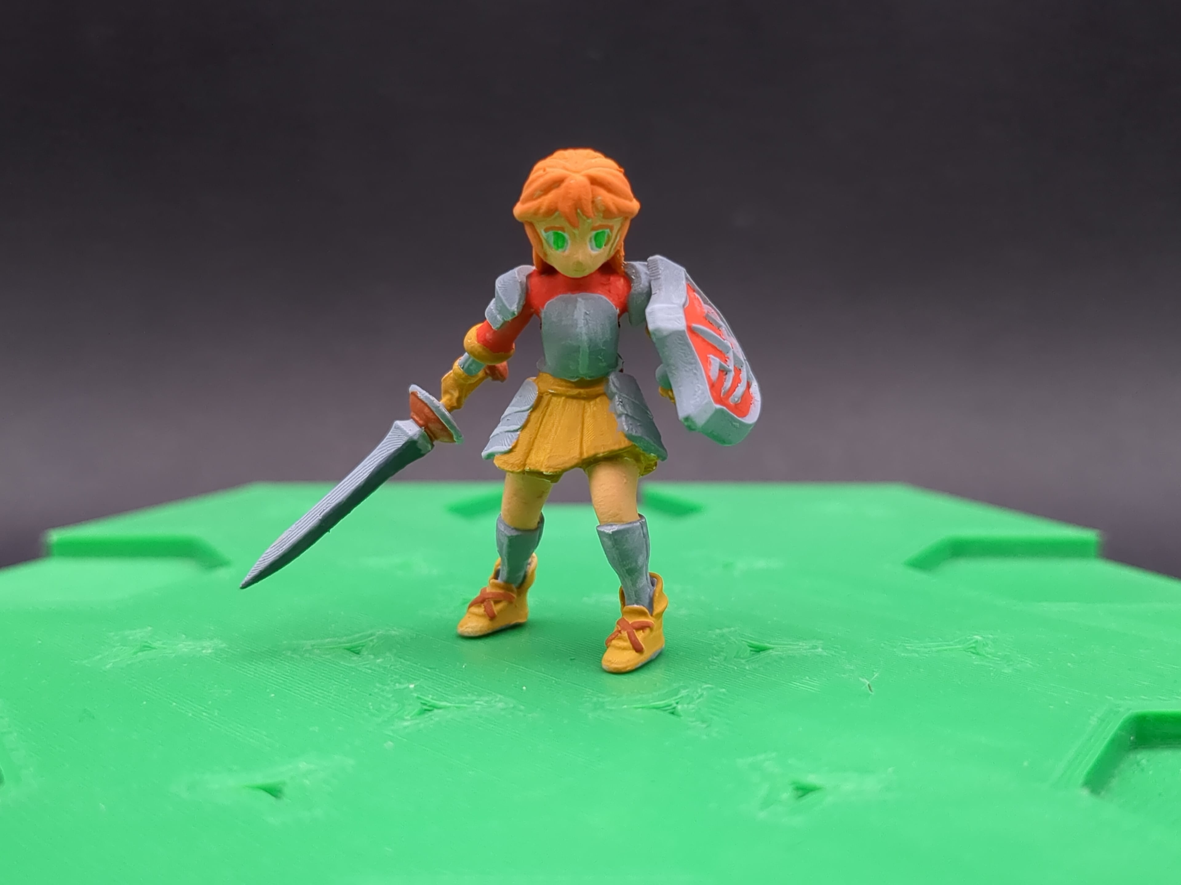 JRPG Warriors Miniatures Bundle 2 3d model