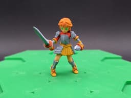 JRPG Warriors Miniatures Bundle 2 3d model