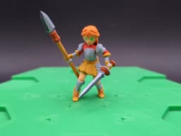JRPG Warriors Miniatures Bundle 2 3d model