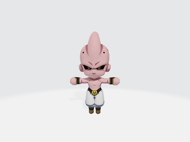 Baby Kid Buu 3d model