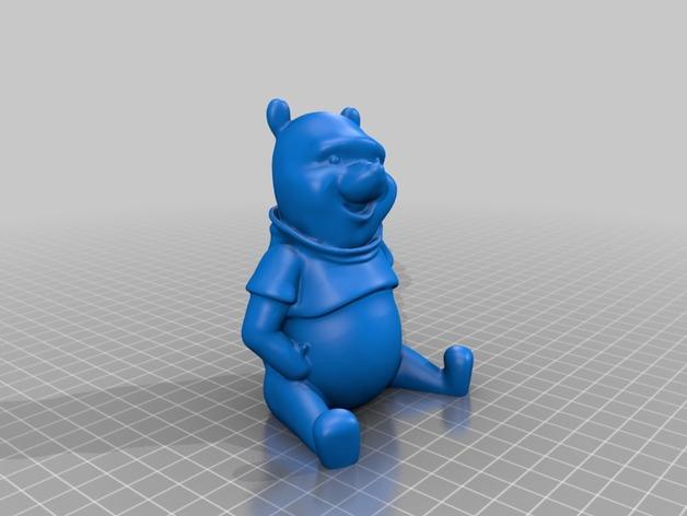Winnie the pooh HD ( No supports ) 3d model