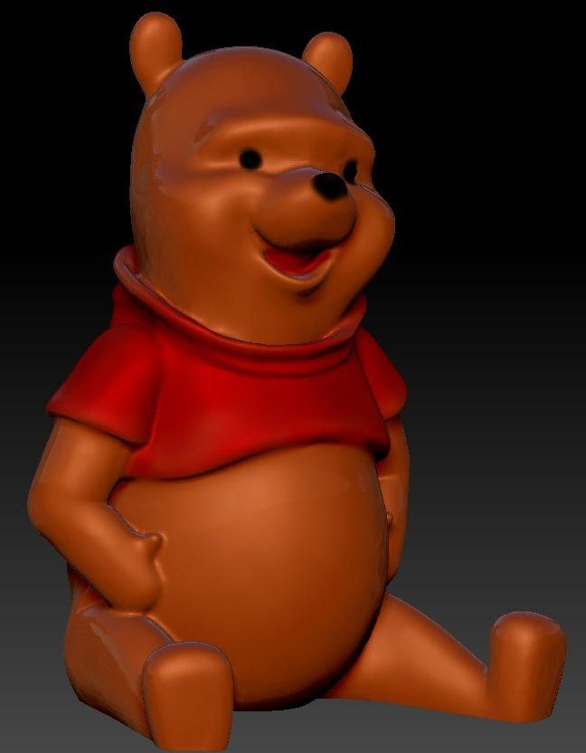 Winnie the pooh HD ( No supports ) 3d model