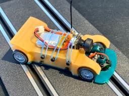 Carrera GO FPV in a Slot Car 3d model