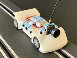 Carrera GO FPV in a Slot Car 3d model