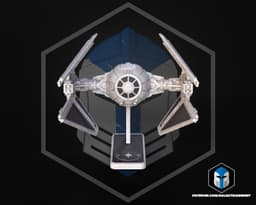 TIE Interceptor Vehicle Kit Card - 3D Print Files 3d model