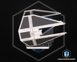 TIE Interceptor Vehicle Kit Card - 3D Print Files 3d model