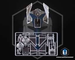 TIE Interceptor Vehicle Kit Card - 3D Print Files 3d model