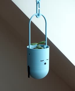 Modular hanging planter 3d model