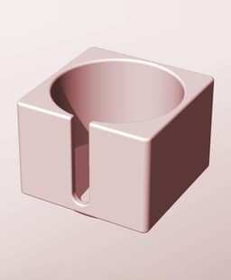 CS68-55-S Stacking slotted component box bin for makers 3d model