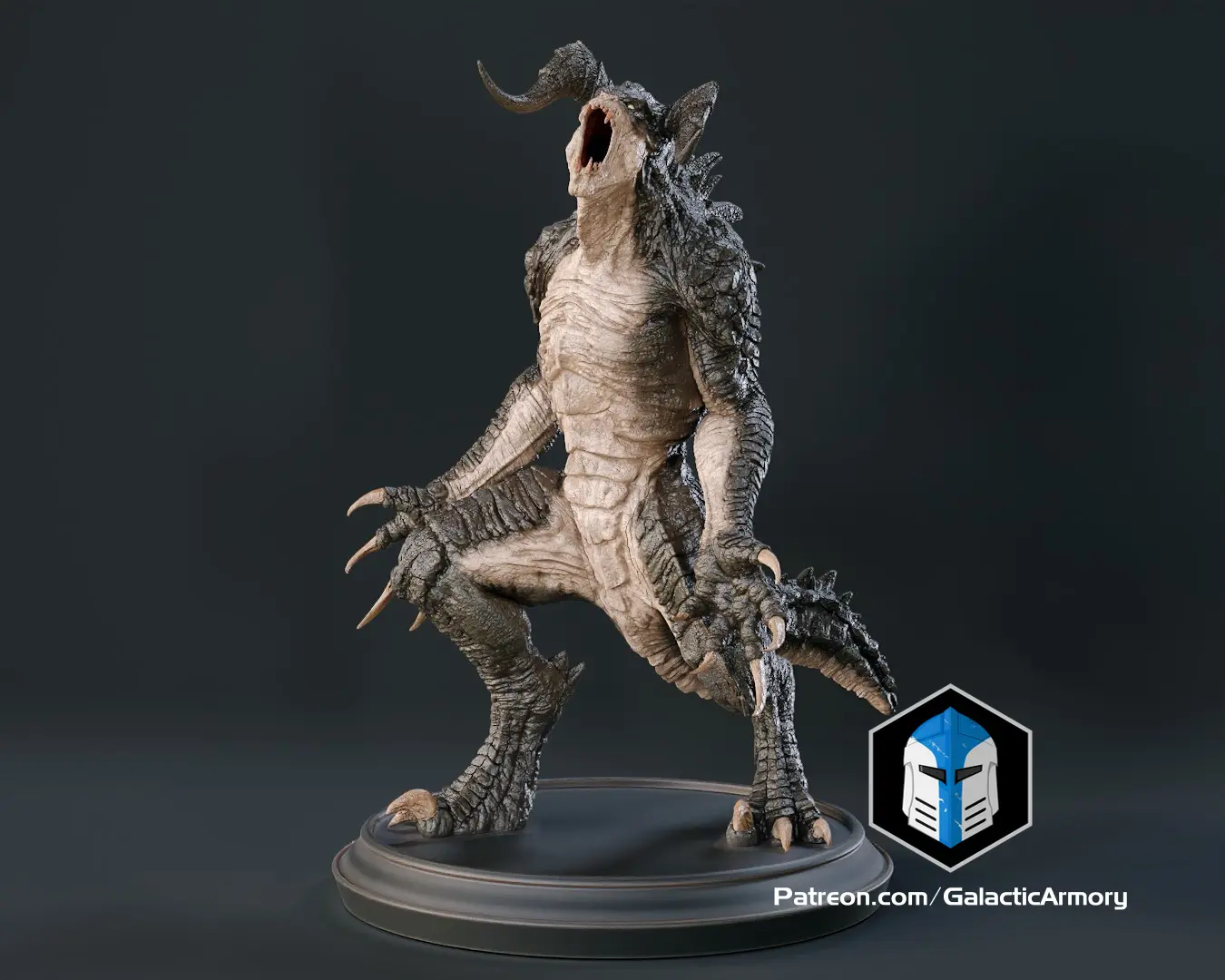 Fallout Deathclaw Figurine - 3D Print Files 3d model