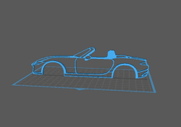 Mazda - MX5 Wall Art 3d model