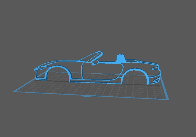 Mazda - MX5 Wall Art 3d model