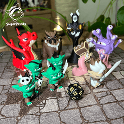 Goblins - Easy Multicolor FDM RPG Minis (No supports) 3d model