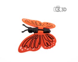 Monarch Butterfly Flexi 3d model
