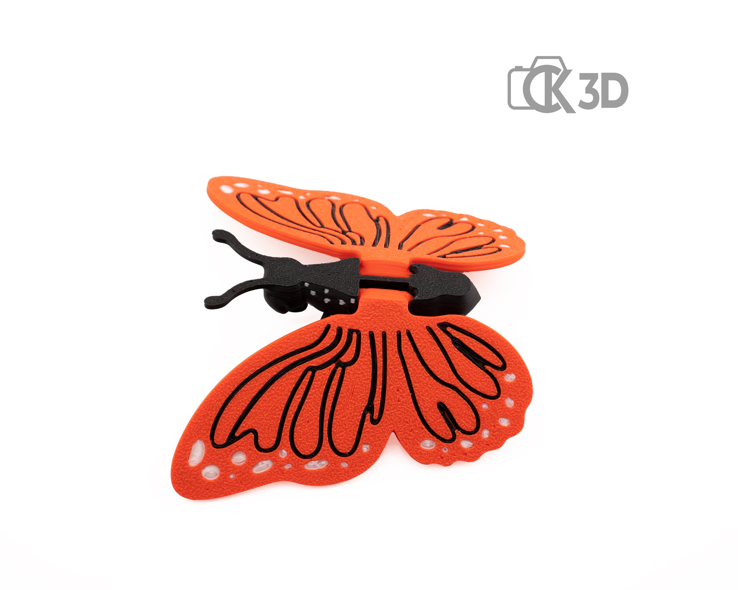 Monarch Butterfly Flexi 3d model