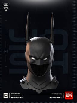 Absolute Detective V2 Helmet 3D Printer STL file 3d model