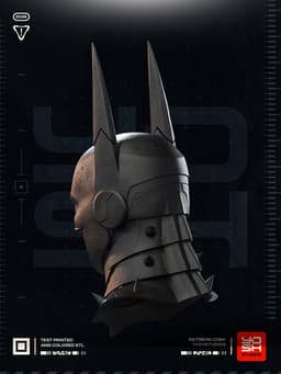 Absolute Detective V2 Helmet 3D Printer STL file 3d model
