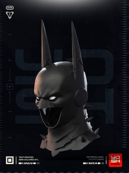 Absolute Detective V2 Helmet 3D Printer STL file 3d model