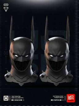 Absolute Detective V2 Helmet 3D Printer STL file 3d model