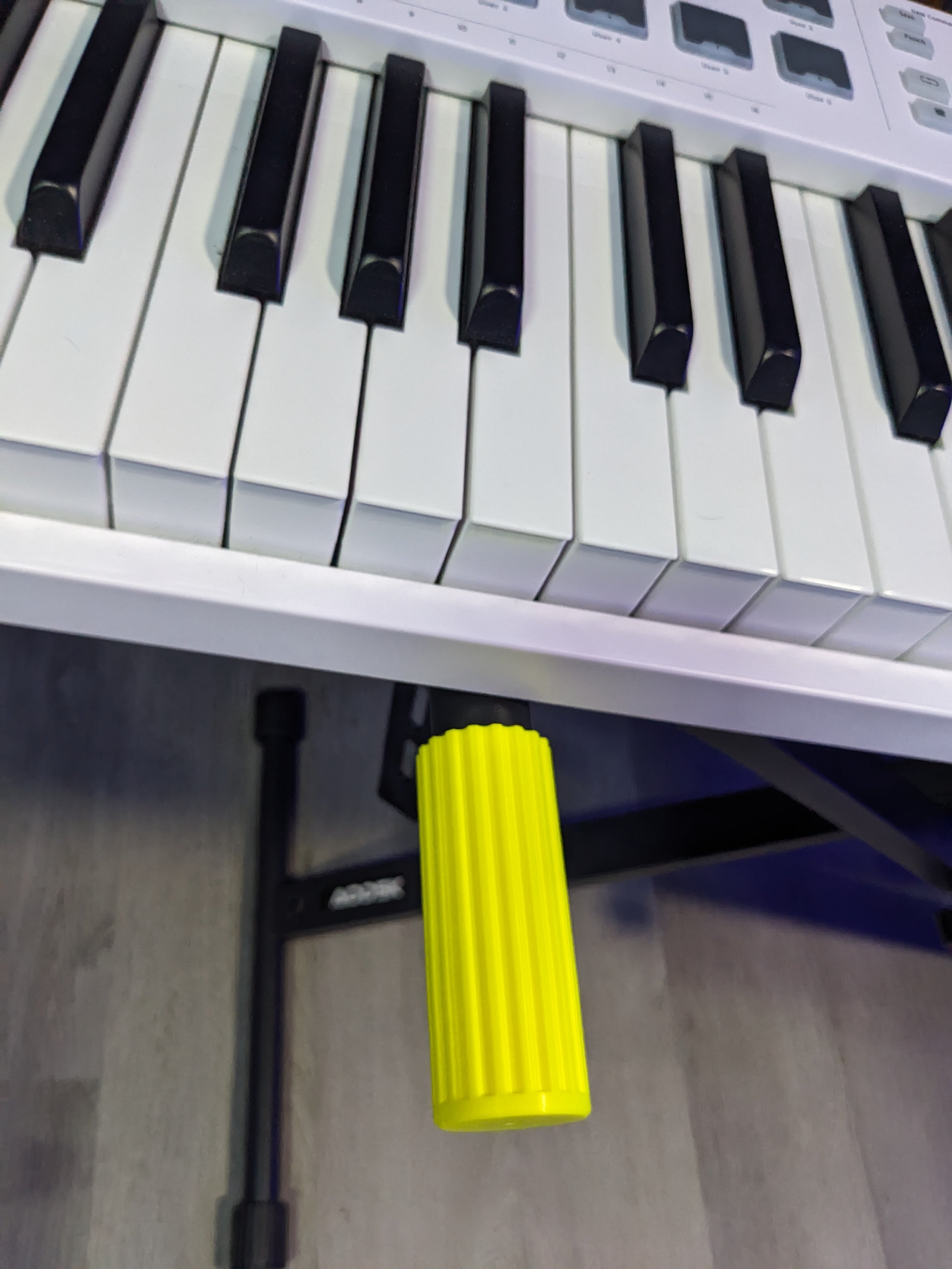 Keyboard piano Stand End Cap 3d model