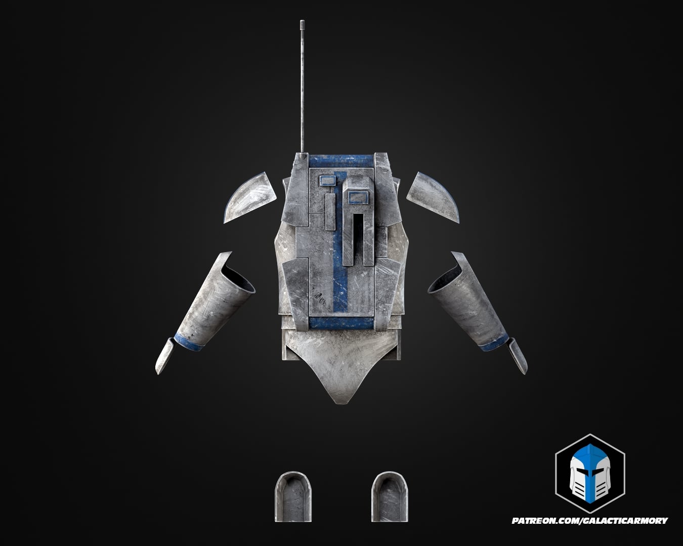 Animated Cold Assault Trooper Armor - 3D Print Files 3d model