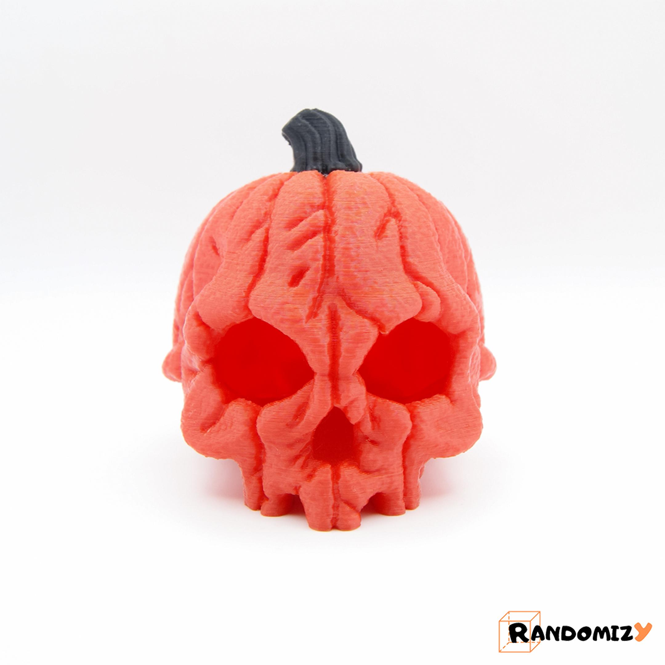 Pumpkin Skull 2.0 (Hollowed) 3d model