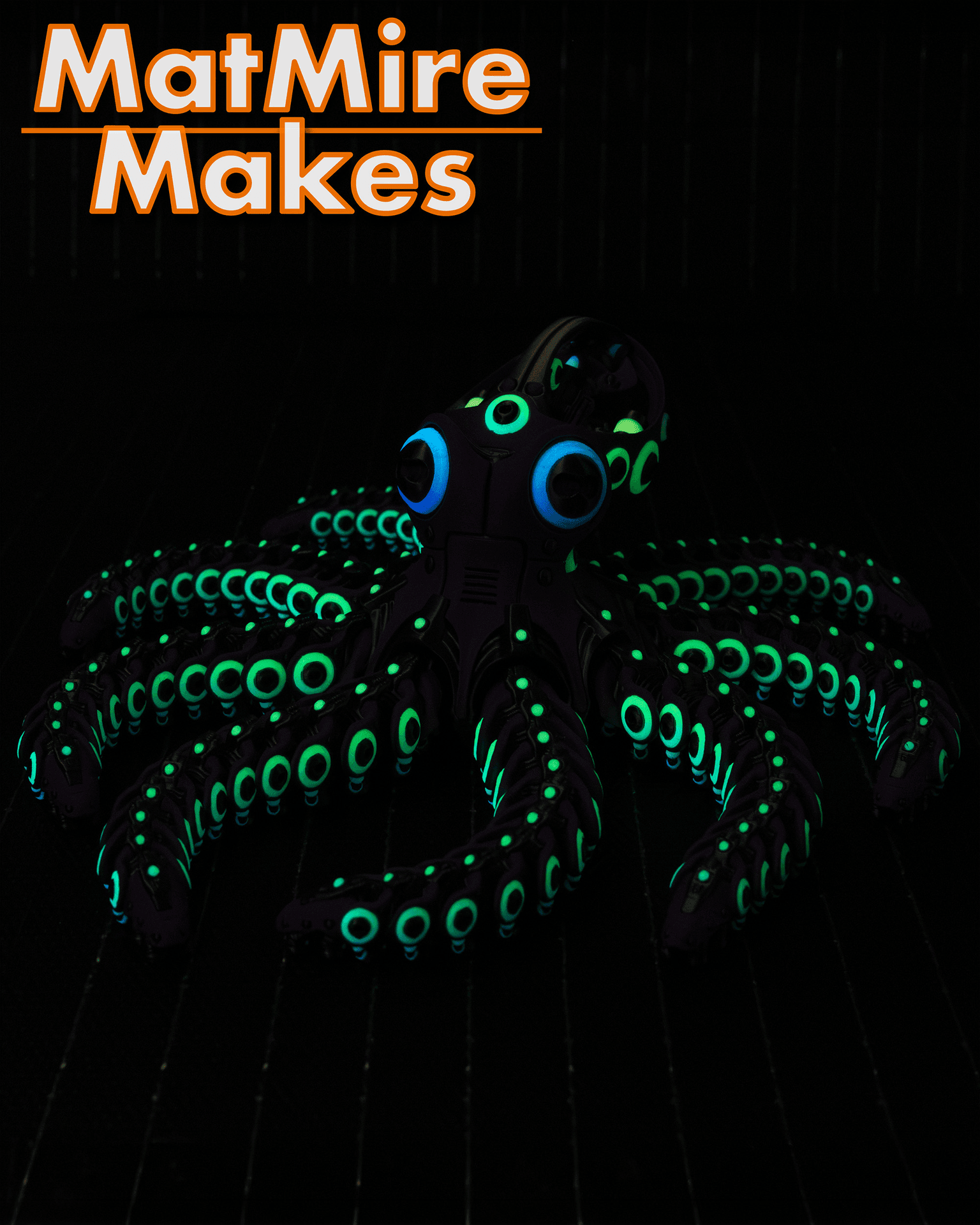 Robo Octopus - Articulated Figure 3d model