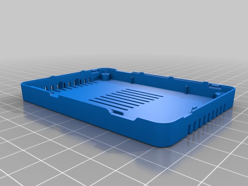 Hardkernel ODROID-XU4Q passively cooled case Top and Bottom 4 screws 3d model