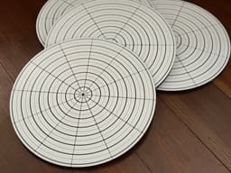 Polar grid templates 3d model