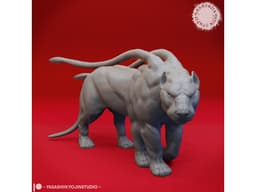 Displacer Beast - Tabletop Miniature 3d model