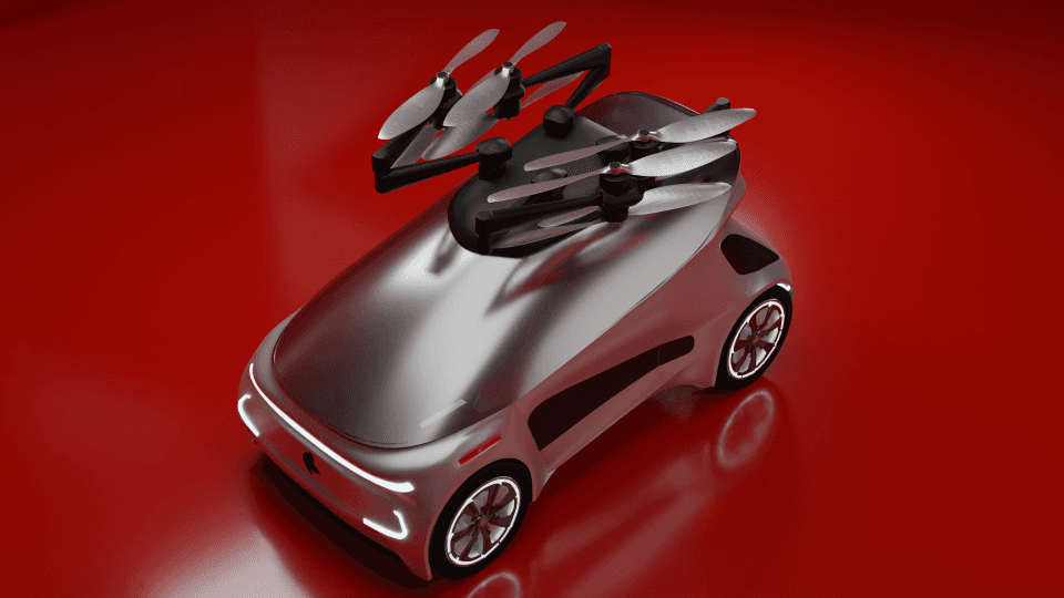 Skyline Flying Car / Printable 3d model