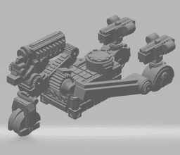 FHW: Worker Bot Express Assault Car set 3d model