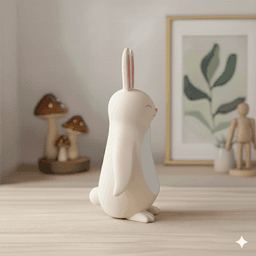 MINIMALIST RABBIT – 3D JEWELRY ORGANIZER (STL FILE) 3d model