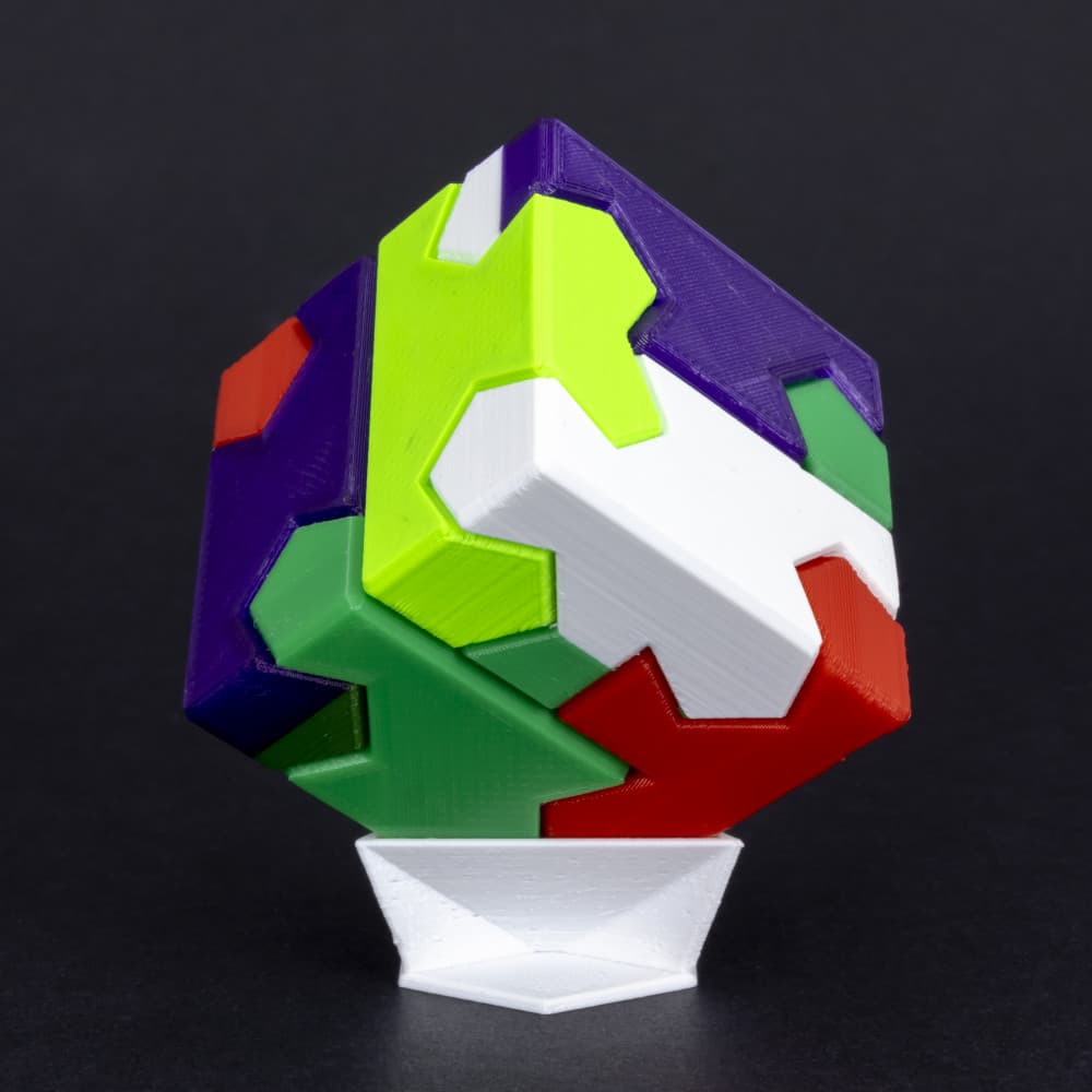 Tsugite Cube 2x2 Puzzle 3d model