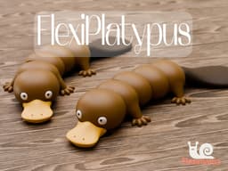 FlexiPlatypus - Flexible Articulated Toy Model 3d model
