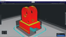 Link attached to the frame of Ender 3 3d model