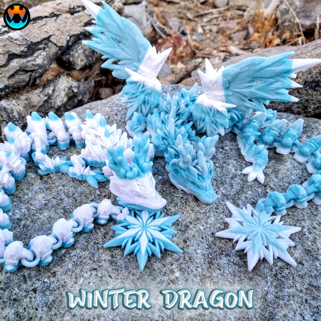 Winter Dragon 3d model